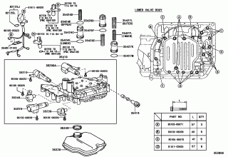 VALVE BODY & OIL STRAINER (ATM) 1